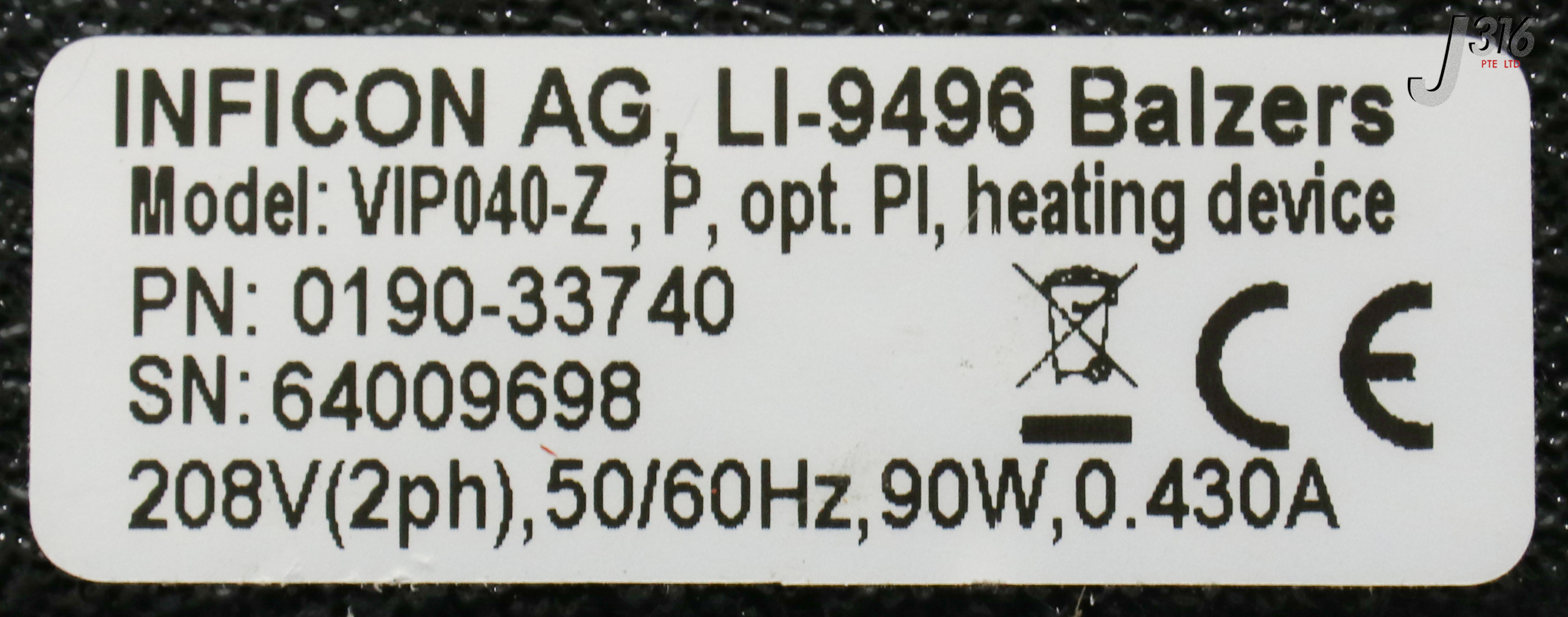 16329 APPLIED MATERIALS INFICON HEATED INLINE VLV 0190-33740 | eBay